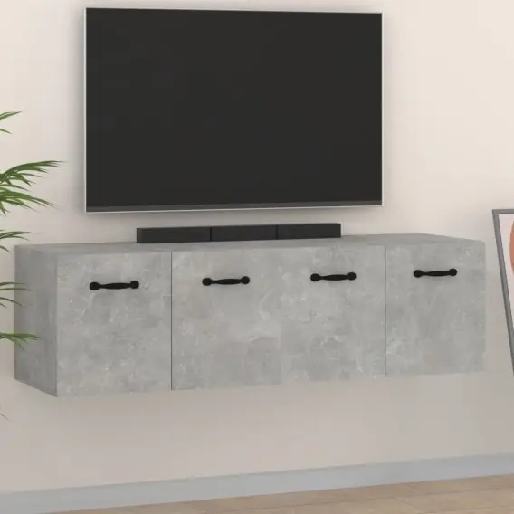 Premium Szafki wiszące, 2 szt., szarość betonu, 80x35x36,5 cm Lumarko! - Hurtownia wielobranżowa Lumarko